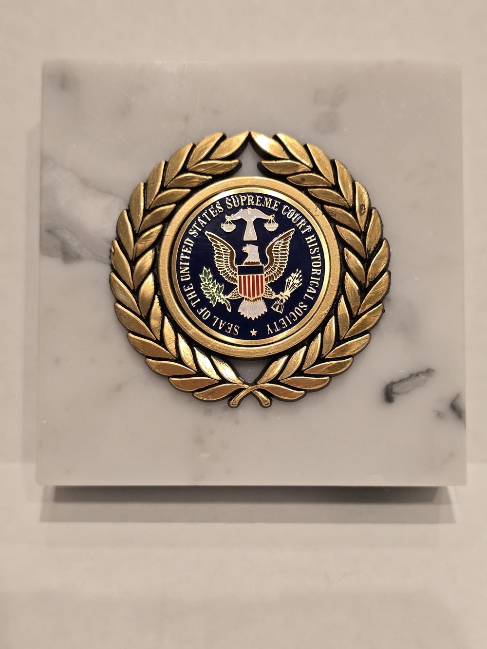 Vintage Supreme Court Historical Society paper weight